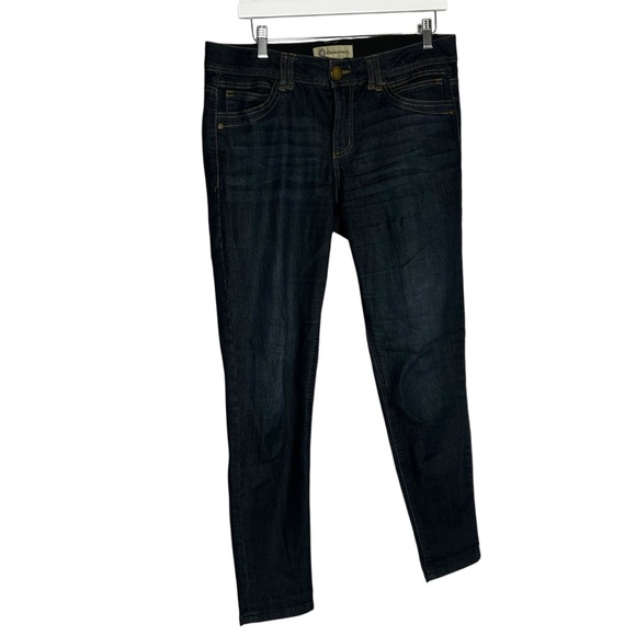 Democracy “Ab” Technology Blue Denim Skinny Jeans Size 10 - Picture 1 of 6